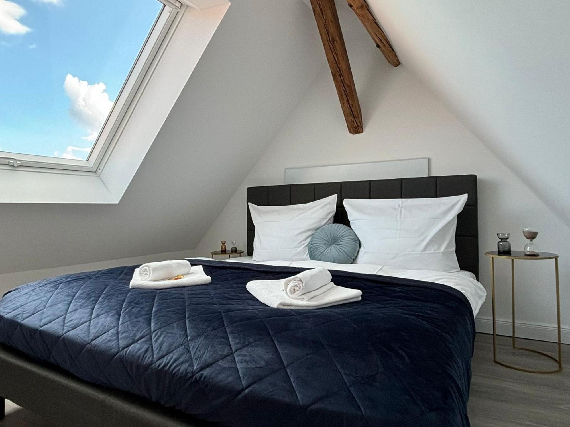 Schlossberg Residences - Xxl-Design-Apartment Mit Schlossblick Fuer Bis Zu 12 Personen 施韦青根 外观 照片